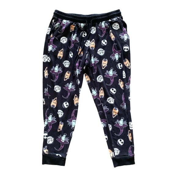 Disney Tim Burton’s The Nightmare Before Christmas Pajama Pants Women’s Size L - Picture 2 of 4